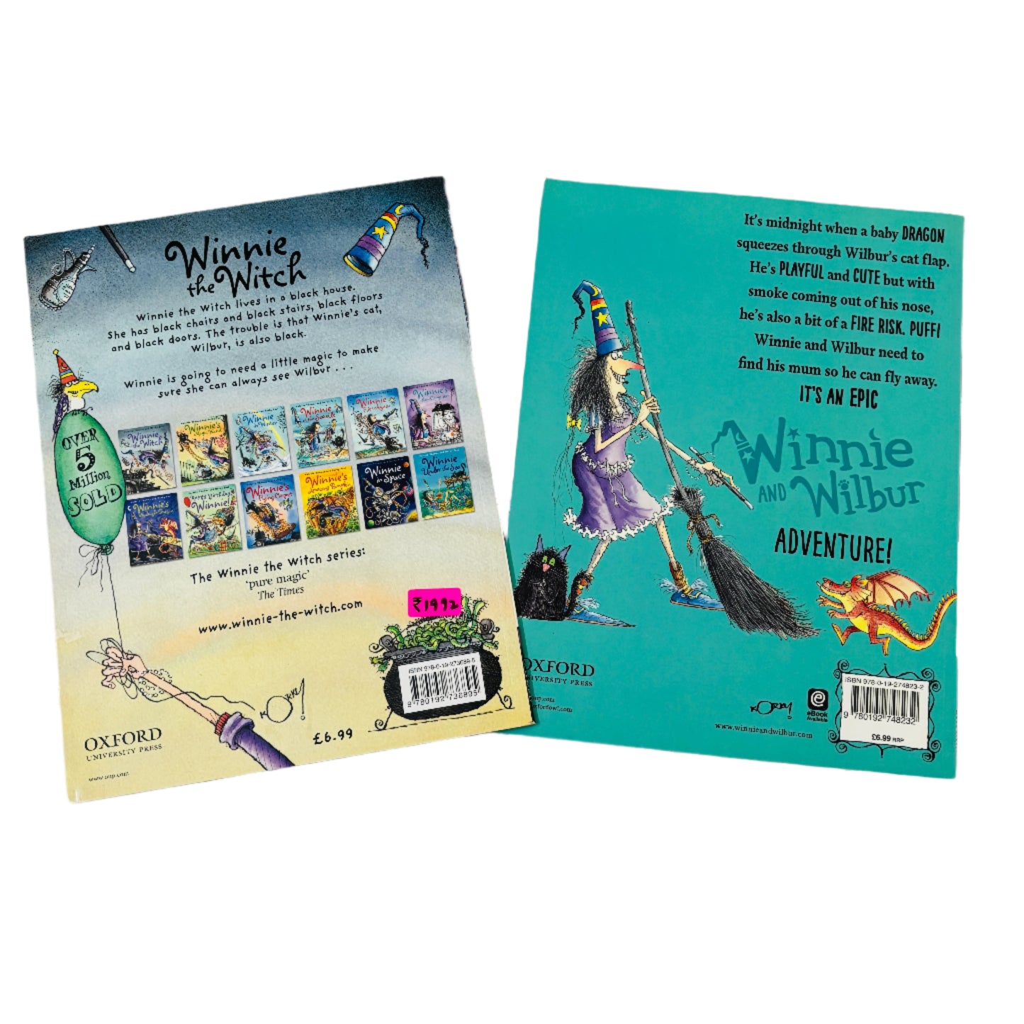 Combo Set Winnie the Witch Series Set of 2 Books