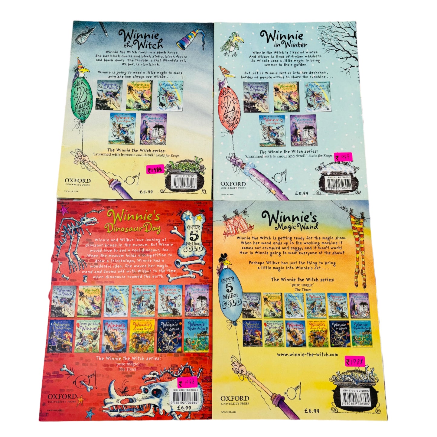 Combo Set Winnie the Witch Series Set of 4 Books