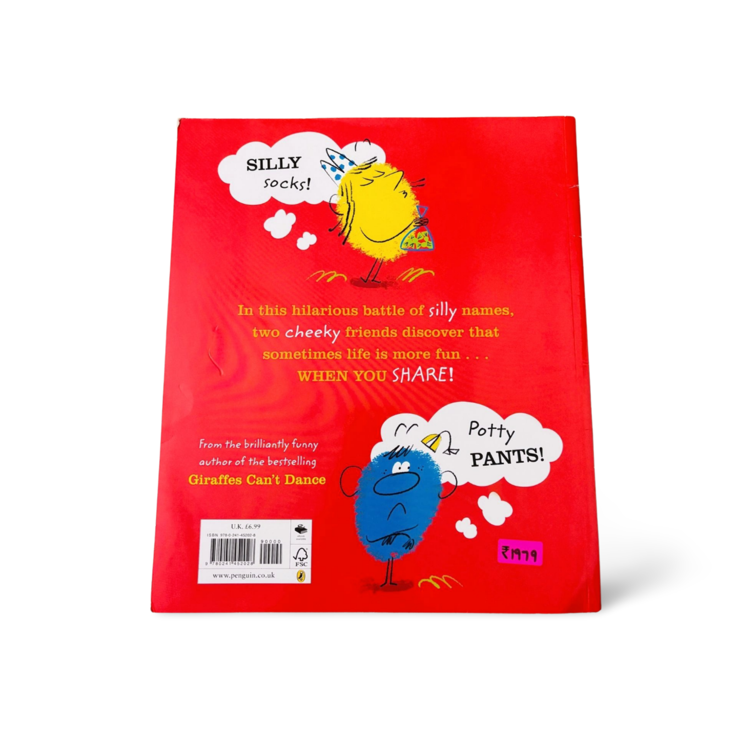 Noodle Head The Naughty Book Giles Andreae