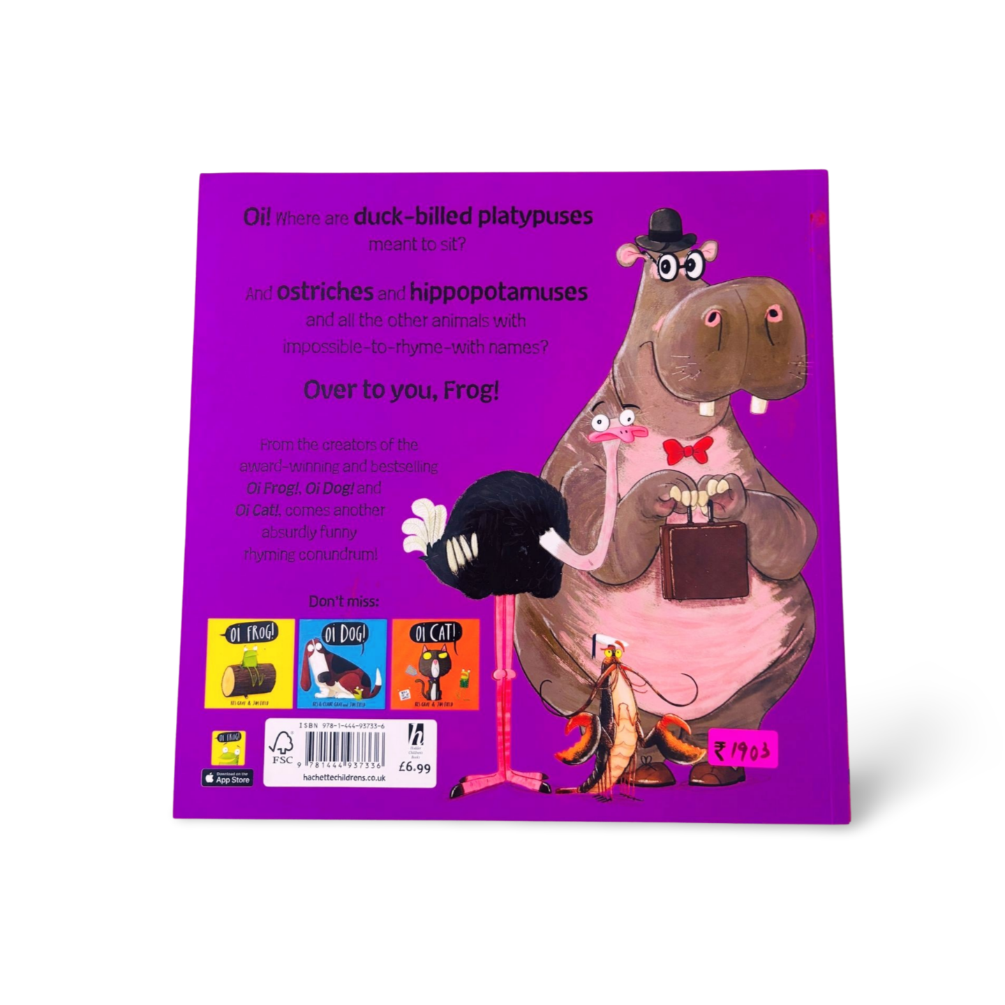 Oi Duck Billed Platypus! Kes Gray & Jim Field