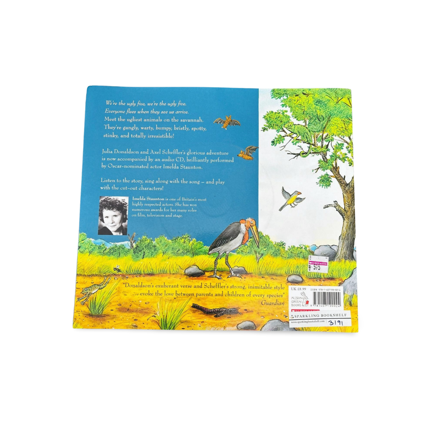 The Ugly Five by Julia Donaldson with Cutout game(CD included)
