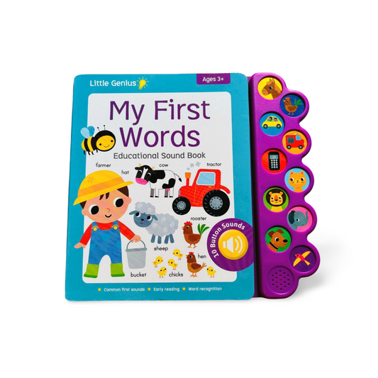 Little genius My first Words Educational Sound Book