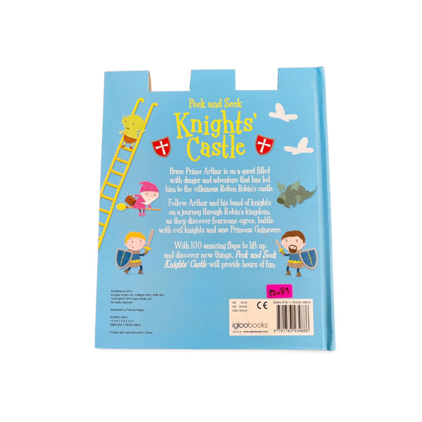 Peek and Seek Knights and Castle- Lift- the- Flap- Igloo Books