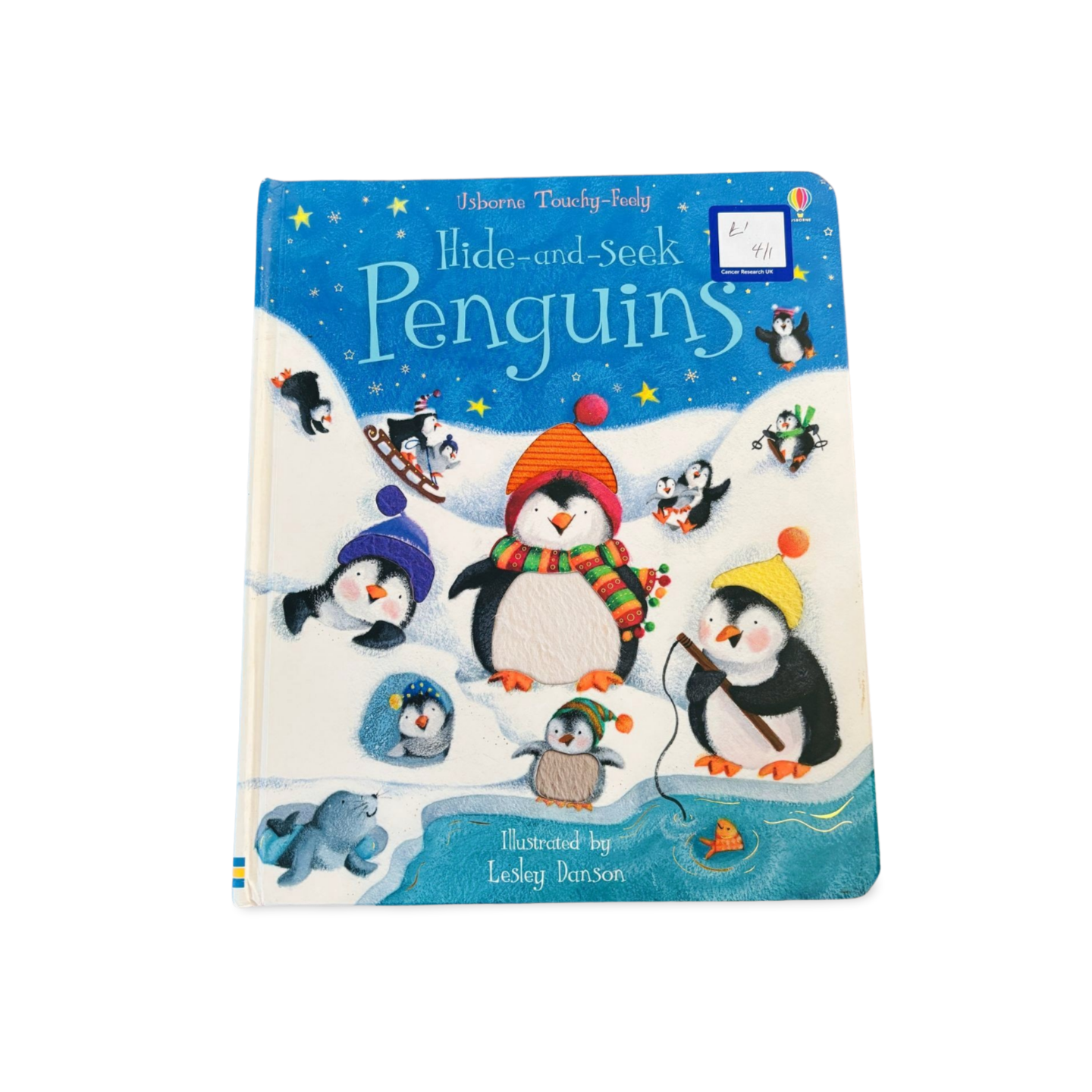 Usborne Touchy- Feely Hide and Seek Penguins with flaps