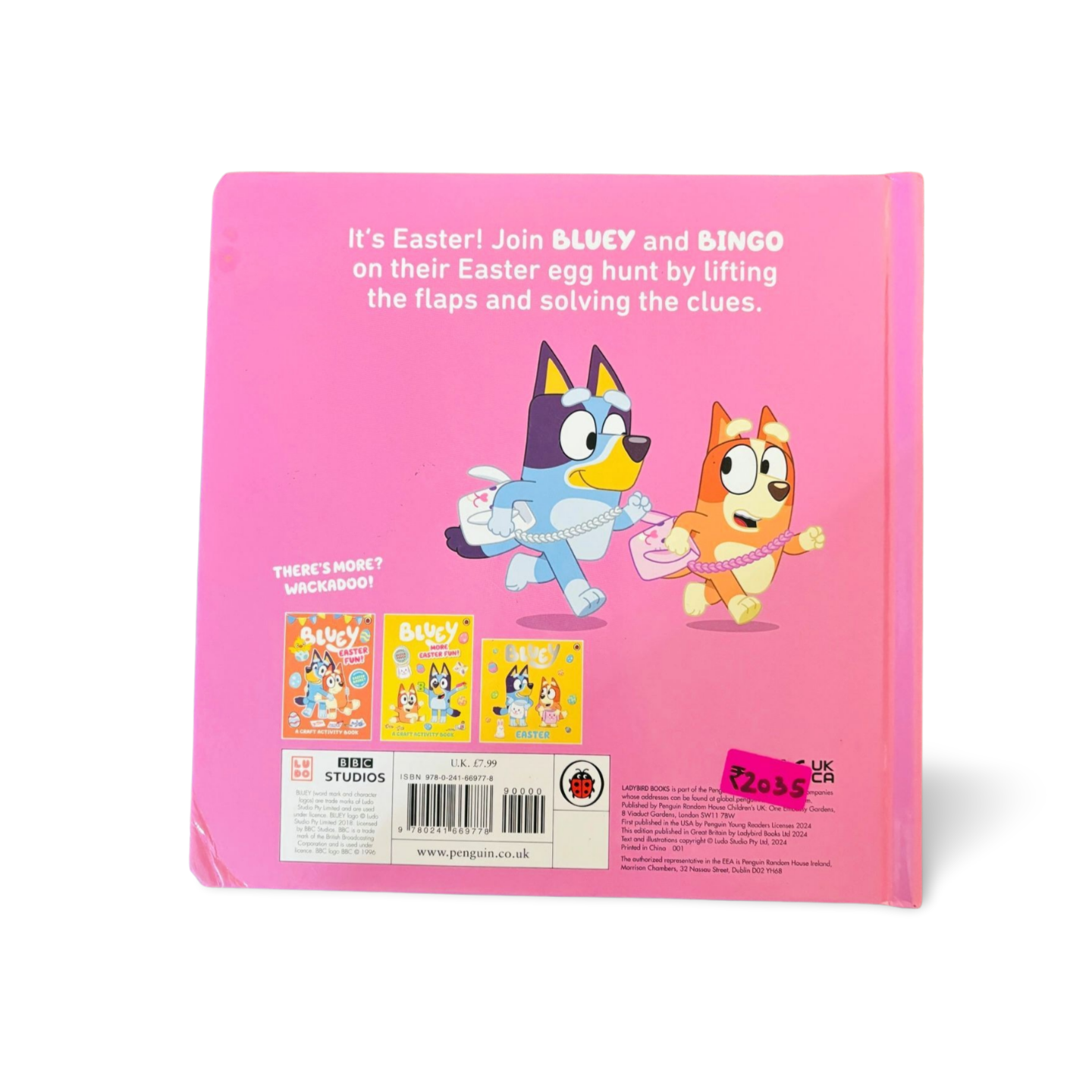 Bluey Hooray- It’s Easter- Lift the Flap Book