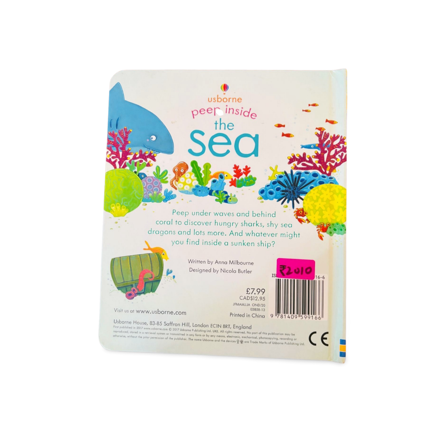 Usborne Peep Inside Sea Simona Dimitri
