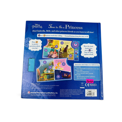 Disney Princess Time Clock Sound Book