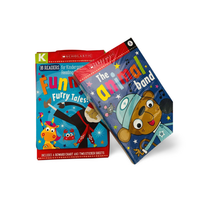 Scholastic Funny Furry Tales- 16 Readers