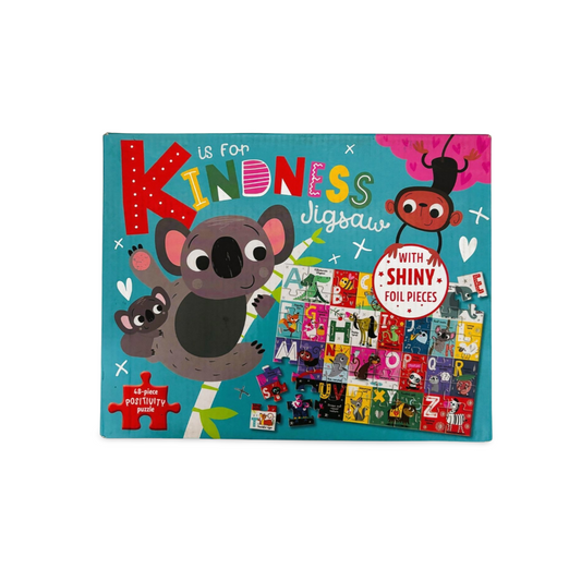 K is for Kindness Jigsaw- 48 Piece Positivity Puzzle