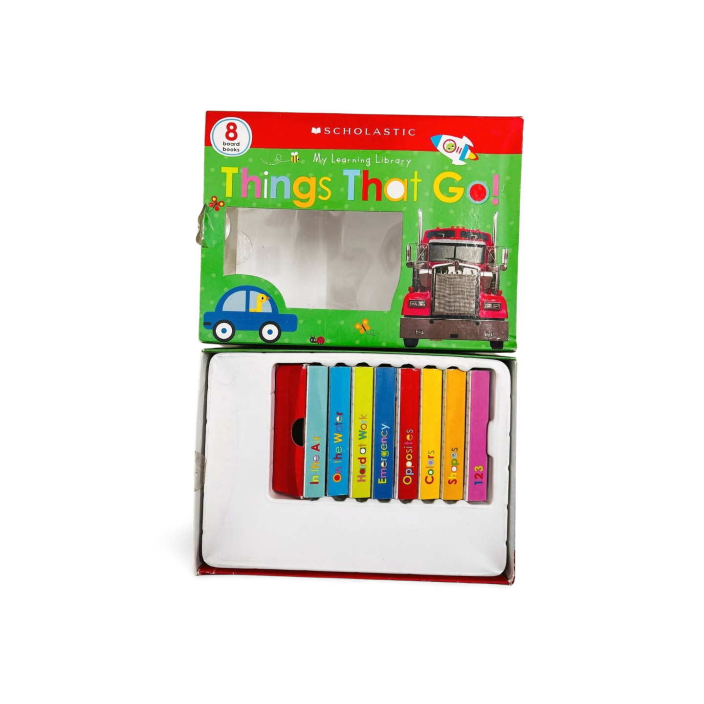 Scholastic Things That Go- Learning Library 8 Board Books