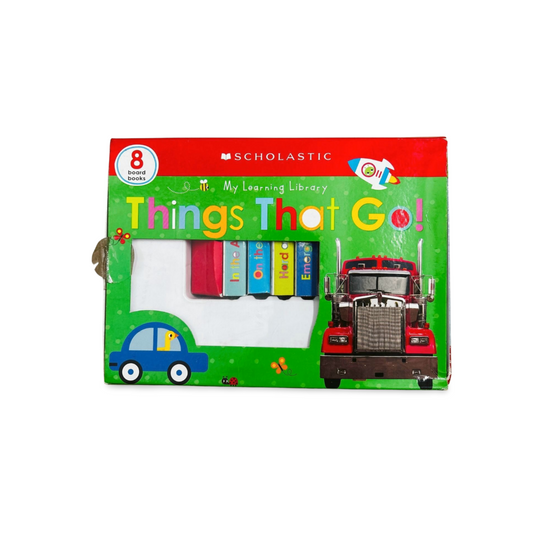 Scholastic Things That Go- Learning Library 8 Board Books