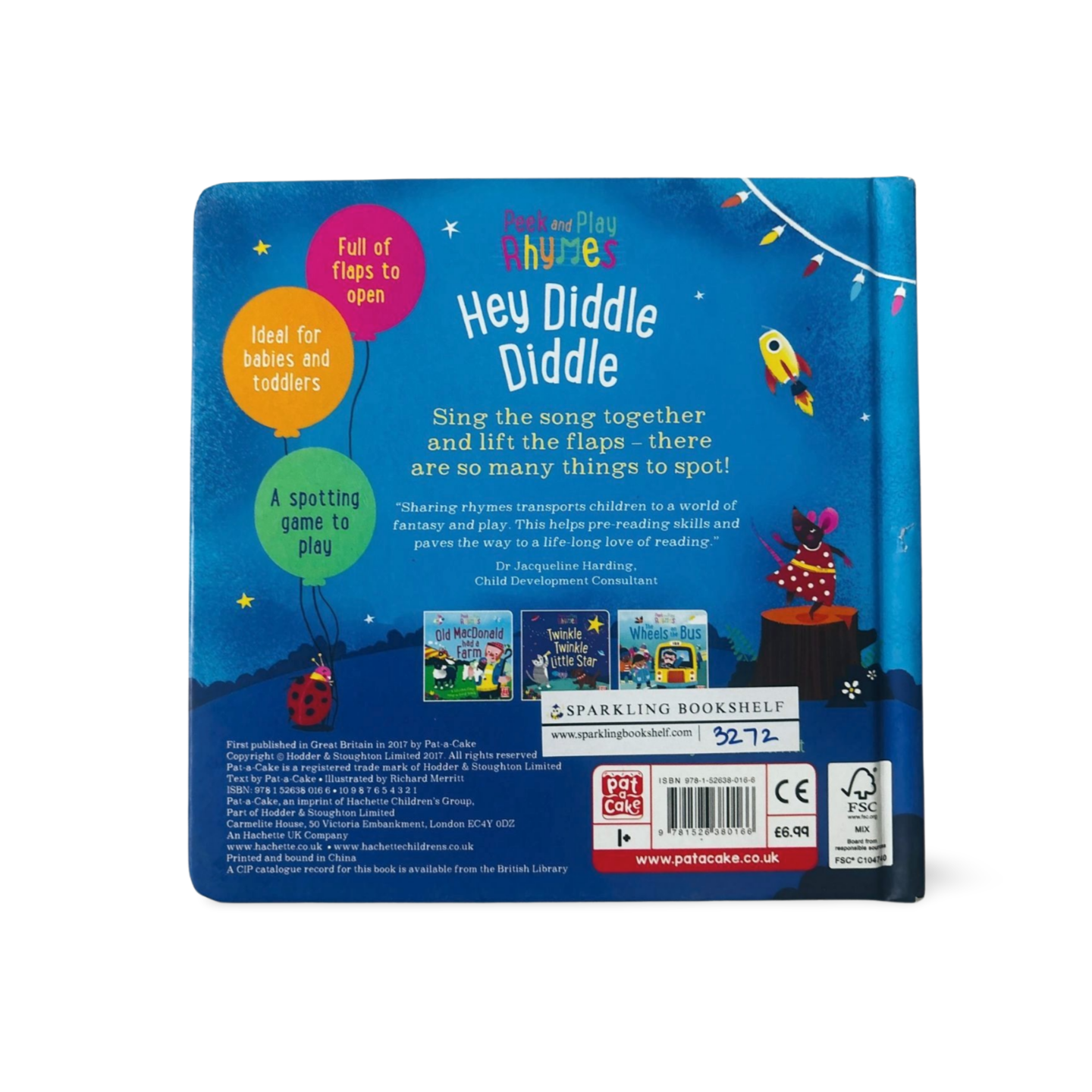 Hey Diddle Diddle Lift- the- Flap Sing-Along Book