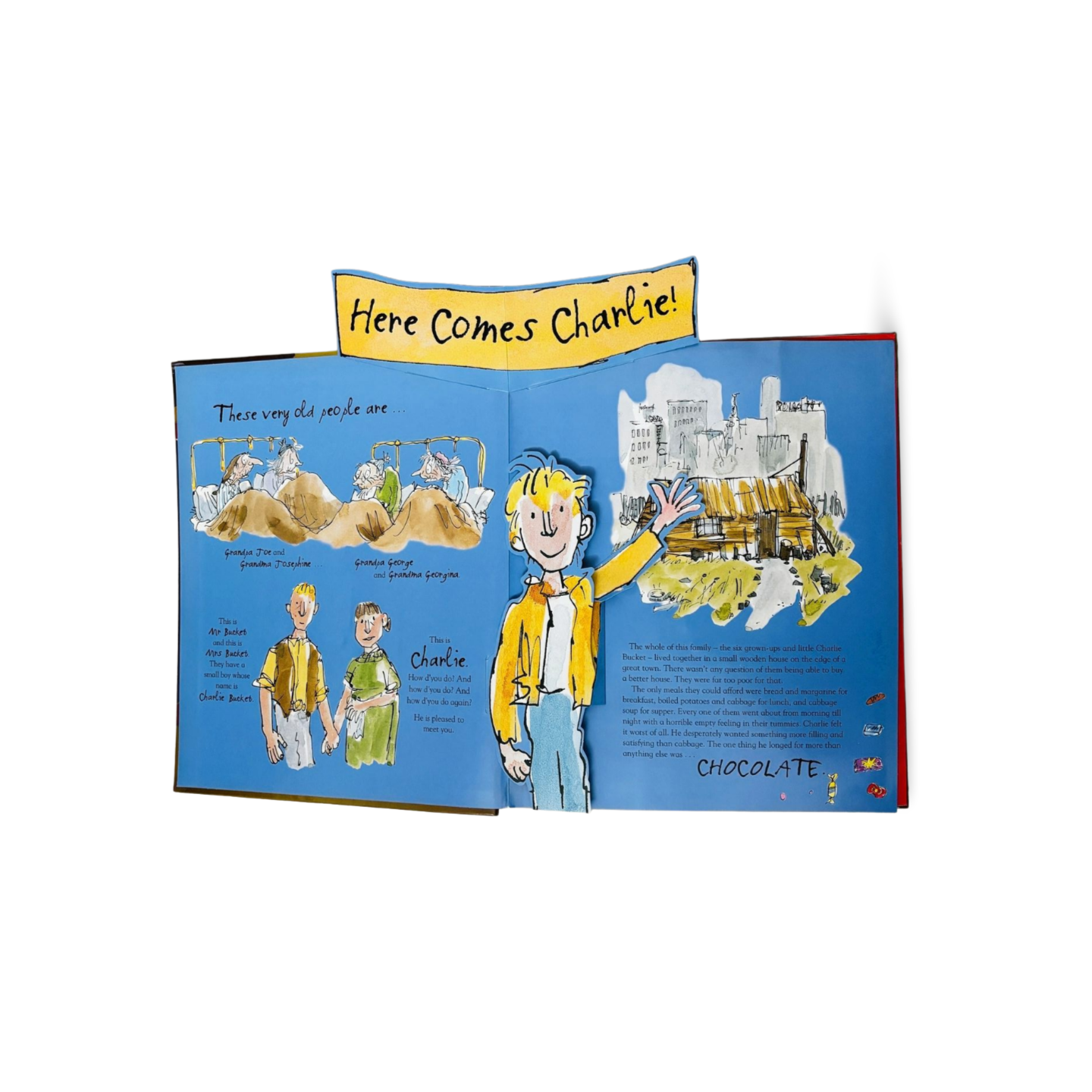 Charlie and the Chocolate Factory Pop-Up Book by Roald Dahl