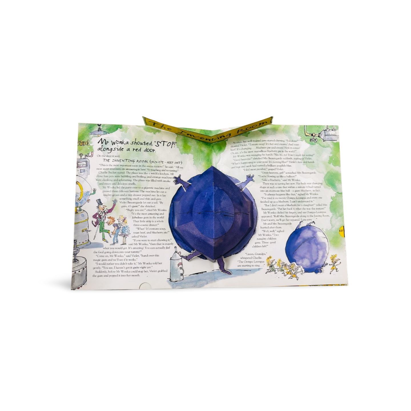 Charlie and the Chocolate Factory Pop-Up Book by Roald Dahl