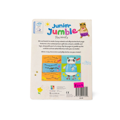 Junior Jumble Animals A Mix and Match Book- Flip Flap