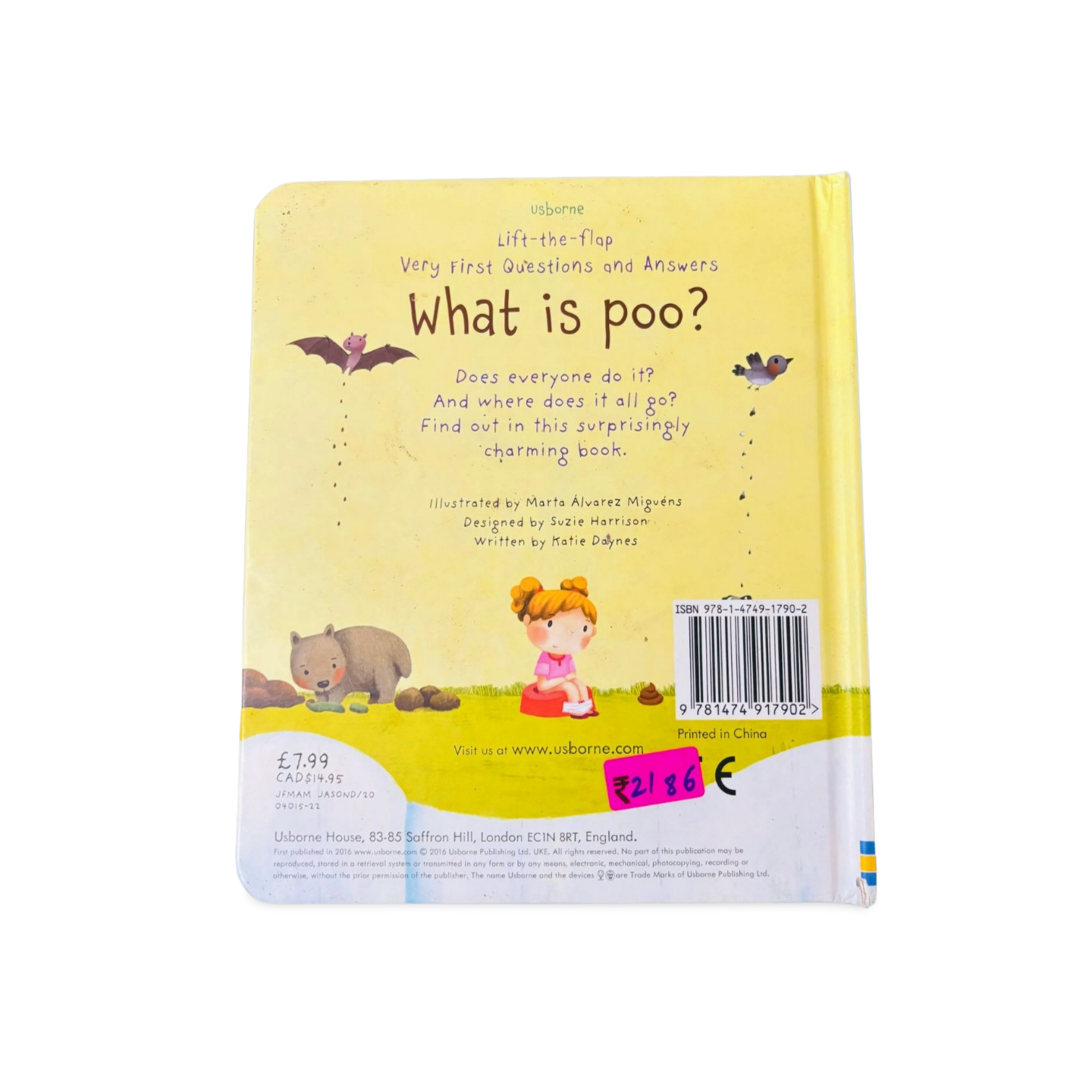 Usborne Lift the Flap Very First Questions and Answers What is Poo?