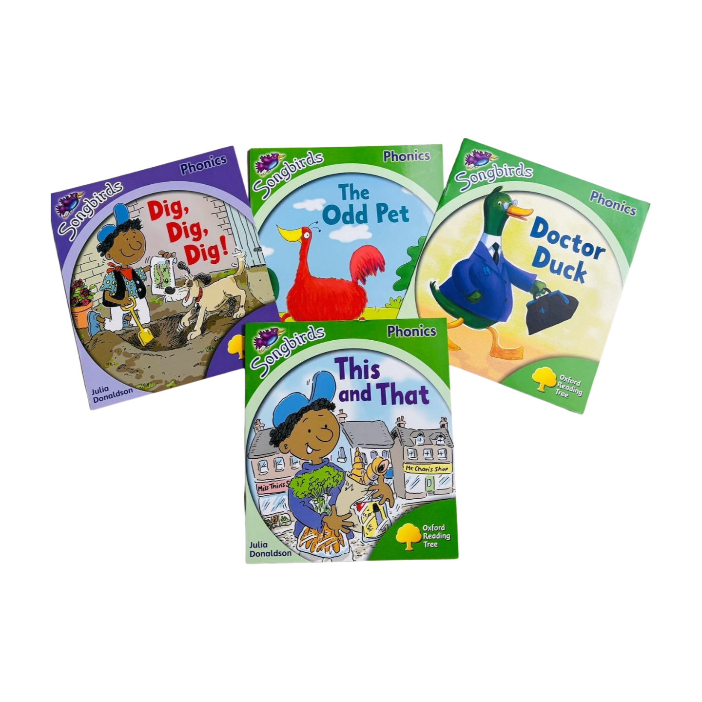 Julia Donaldson Songbirds Phonics books (set of 4)