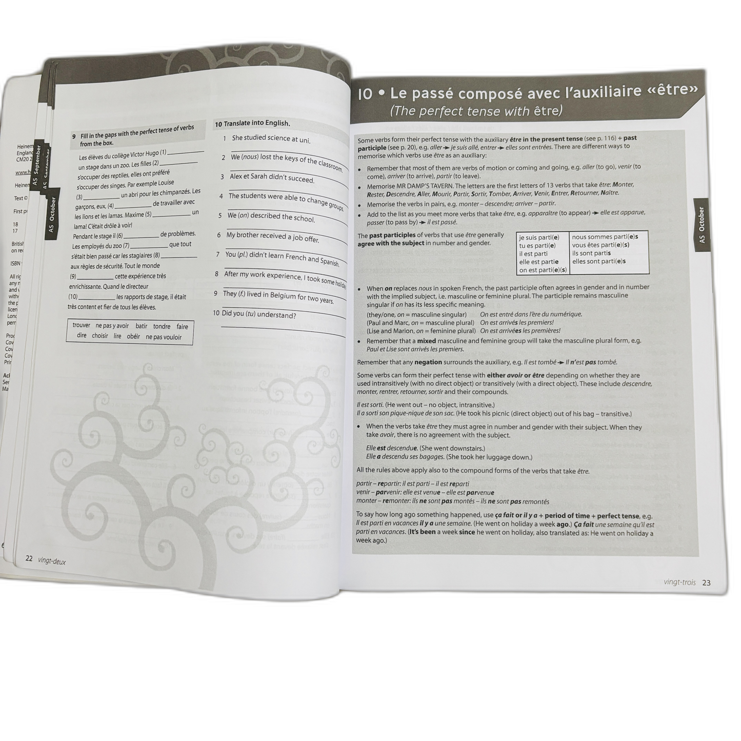 Heinemann A Level French Grammar Practice