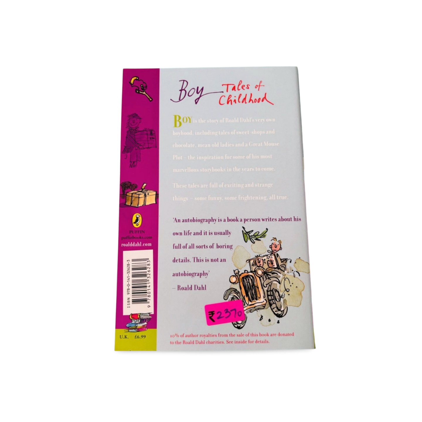 Roald Dahl Boy Tales Of Childhood