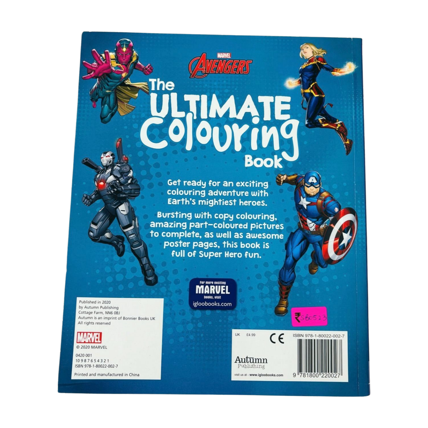 Marvel Avengers The Ultimate Colouring book
