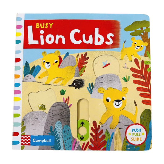 Busy Lion Cubs (Push Pull Slide)