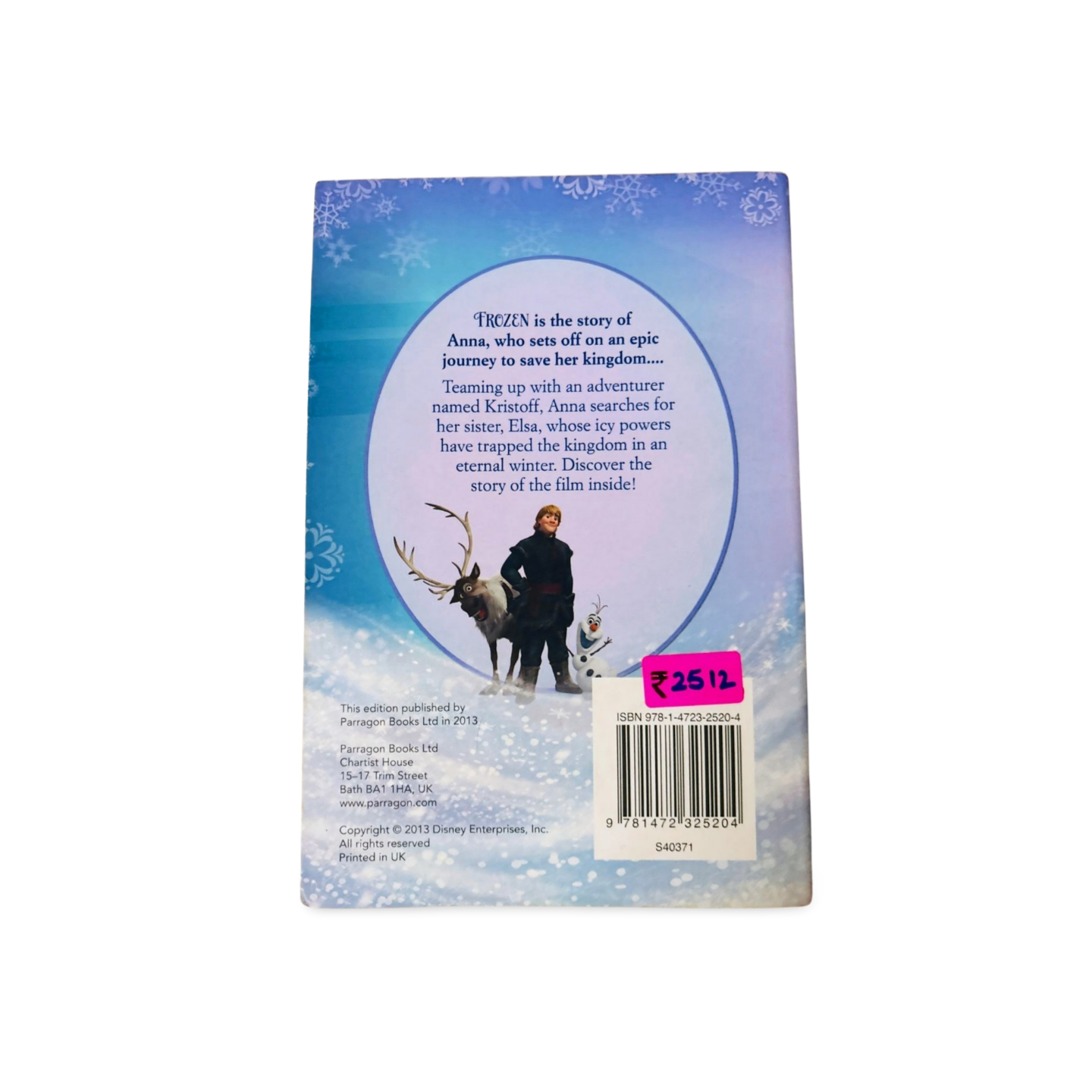 Disney Frozen Book of the Film