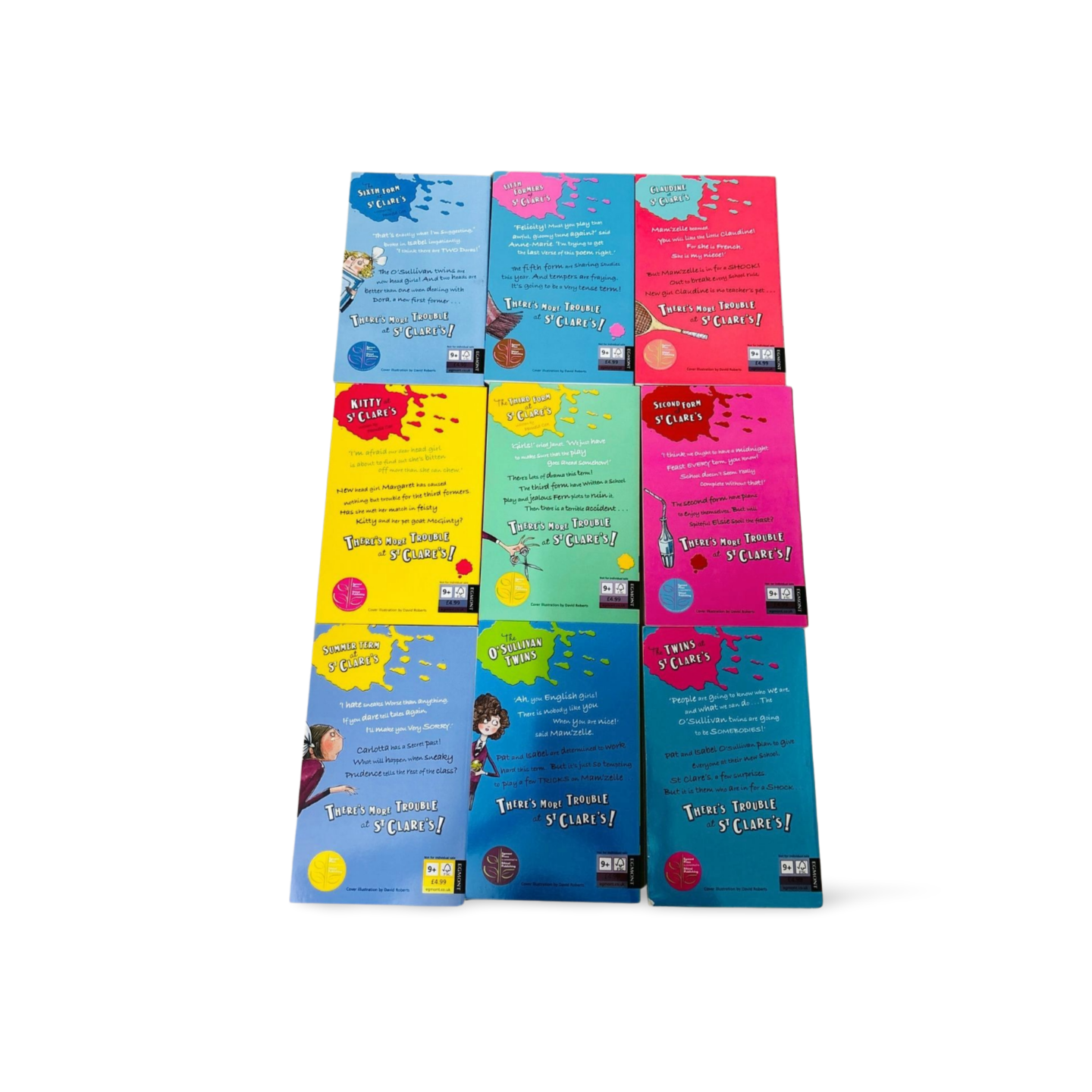 St Clares by Enid Blyton Box Set with 9 Books
