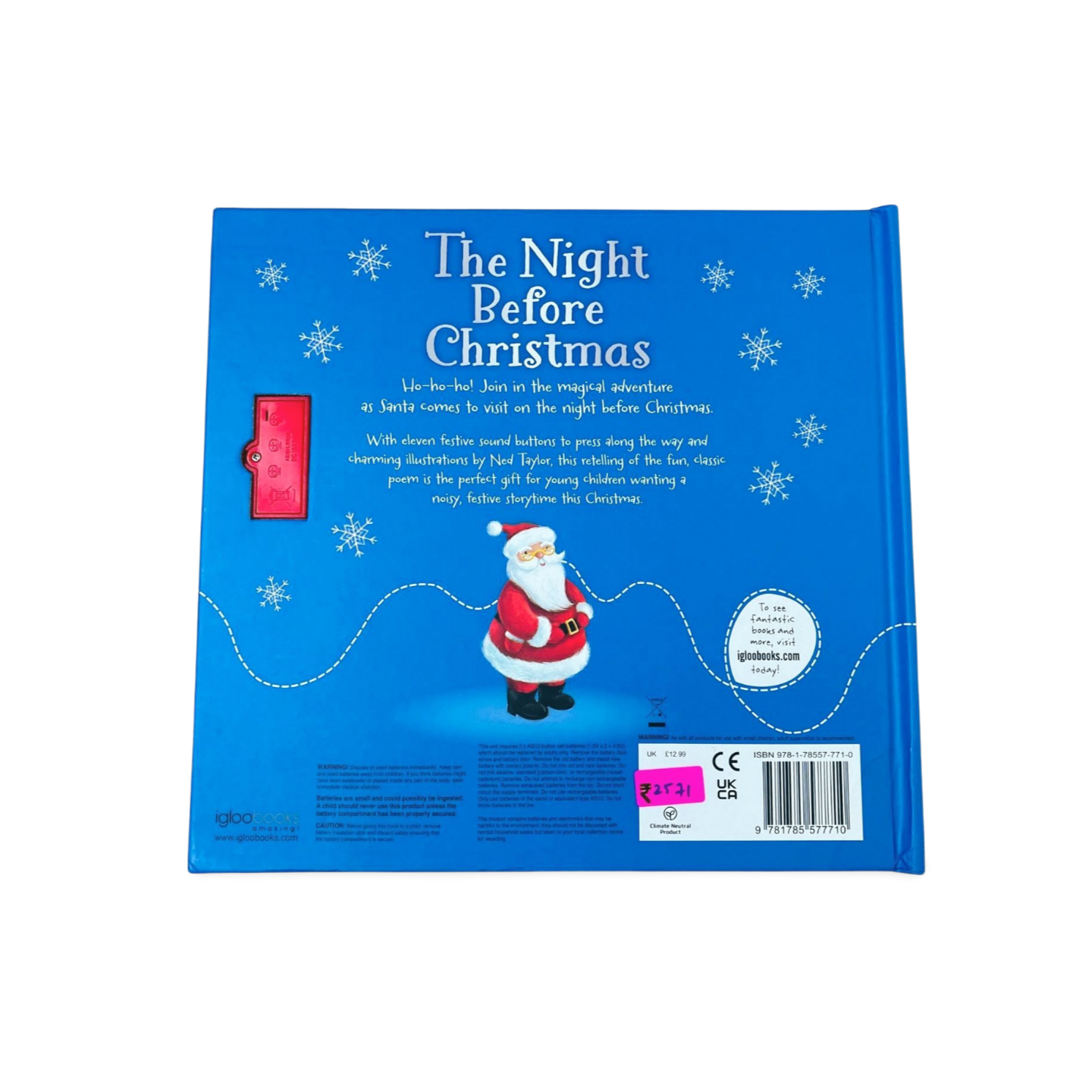 The Night Before Christmas- Sound Book- Igloo Books