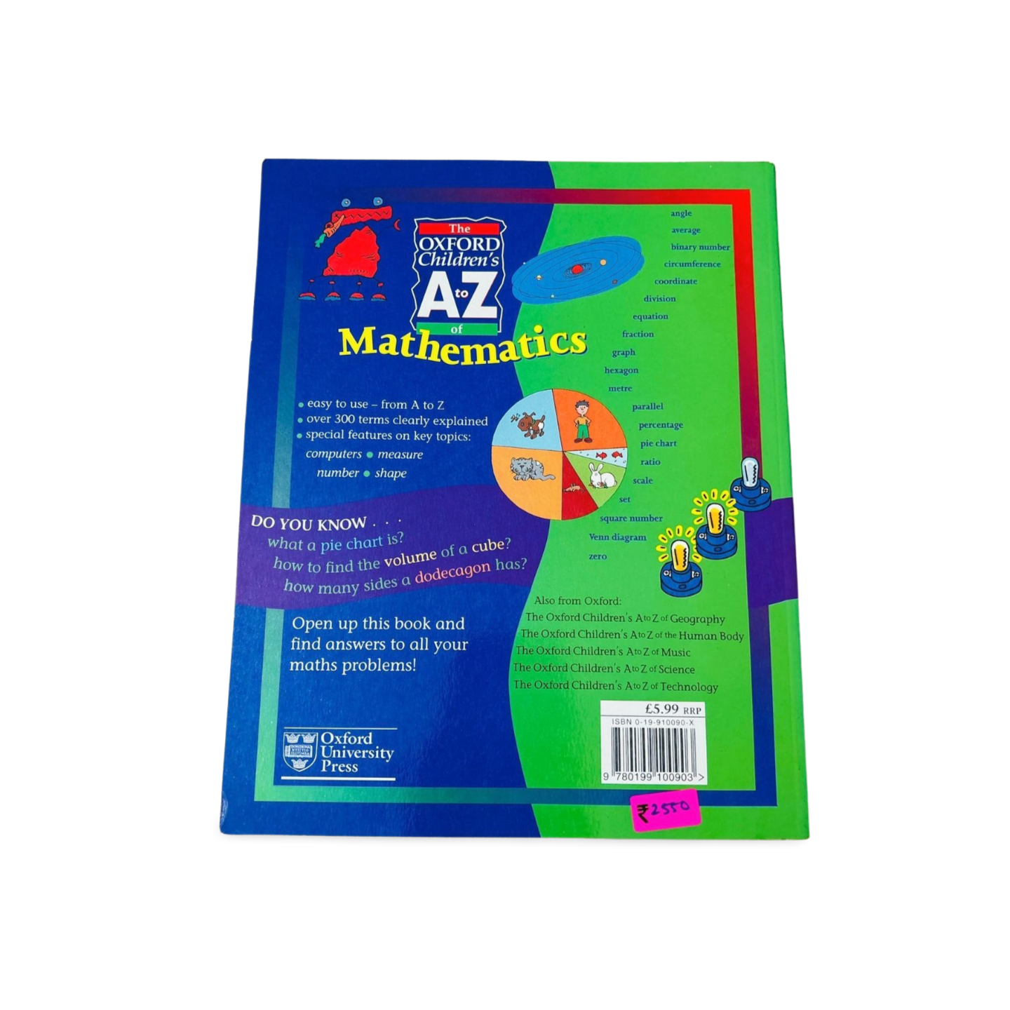 The Oxford children A to Z of Mathematics Dictionary