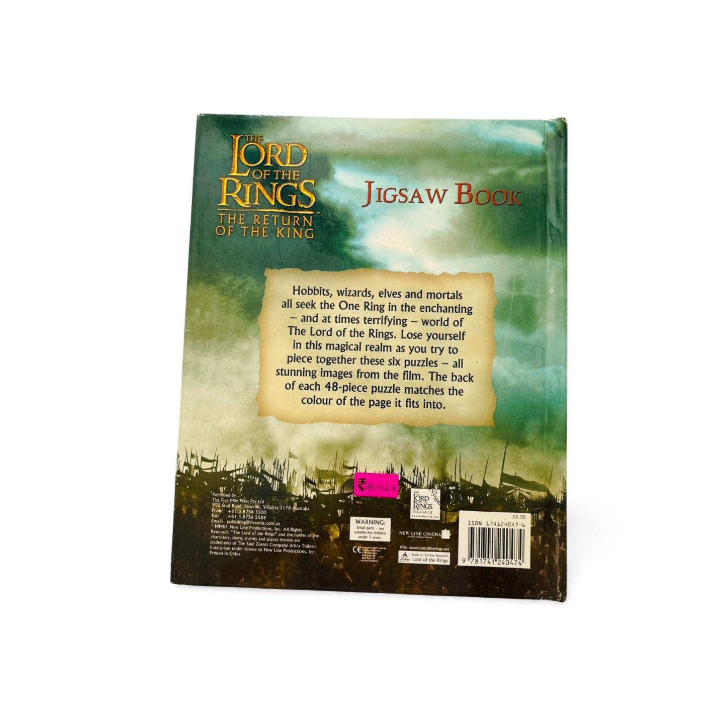 The Lord of the Rings- The Return of the King Jigsaw Book