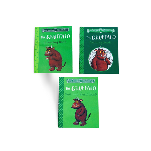 Combo Set Julia Donaldson The Gruffalo 3 Activity Books