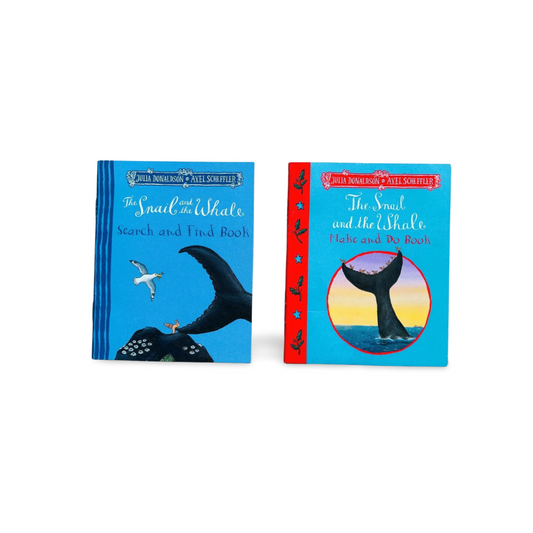 Combo Set Julia Donaldson The Snail and the Whale Activity 2 Books