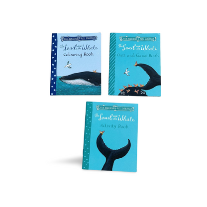 Combo Set Julia Donaldson The Snail and the Whale Activity 3 Books