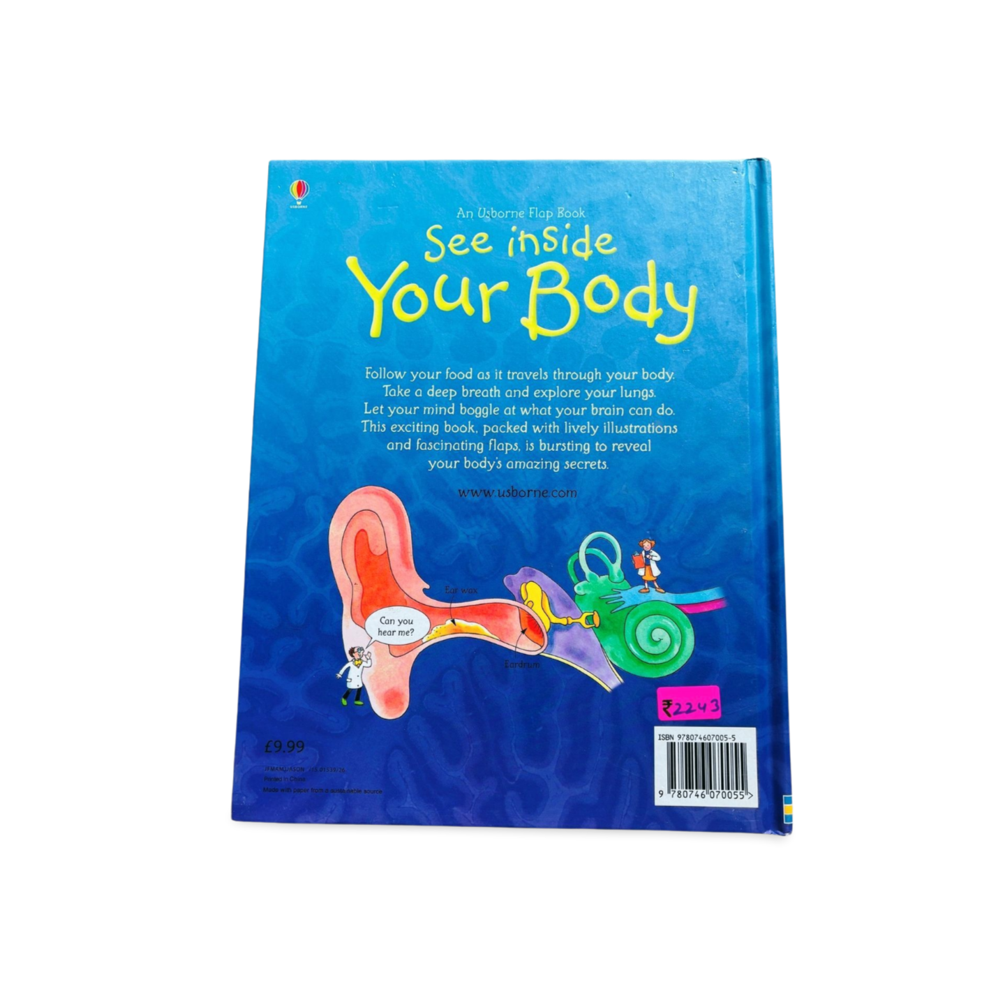 An Usborne Flap Book See Inside Your Body
