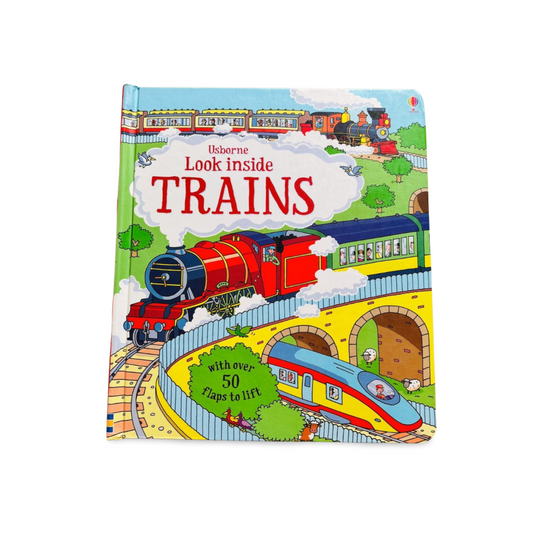 Usborne Look Inside Trains Lift-the-Flap