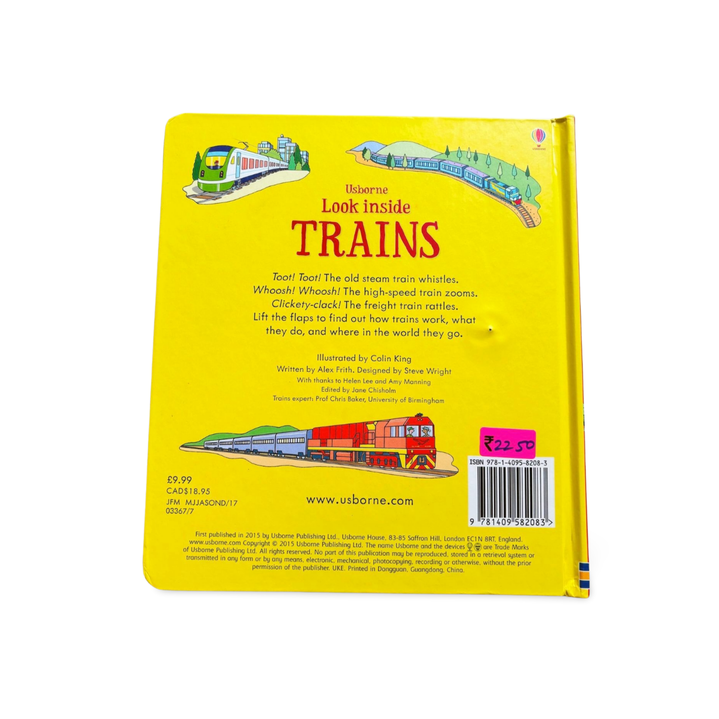 Usborne Look Inside Trains Lift-the-Flap