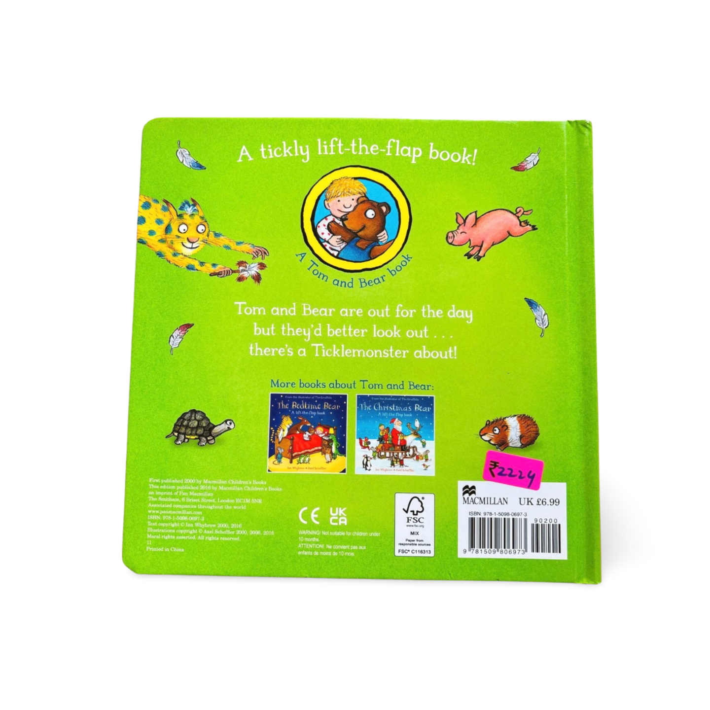 The Tickle Book A Lift- the- Flap by Ian Whybrow & Axel Scheffler