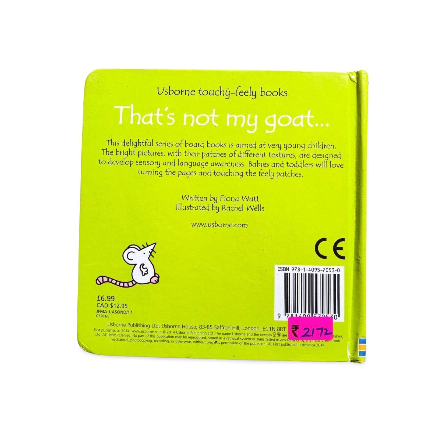 Usborne touchy-feely books That's Not My Goat
