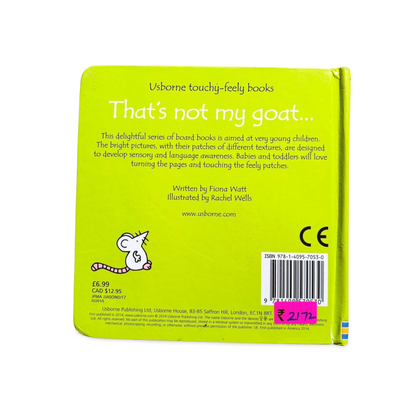 Usborne touchy-feely books That's Not My Goat
