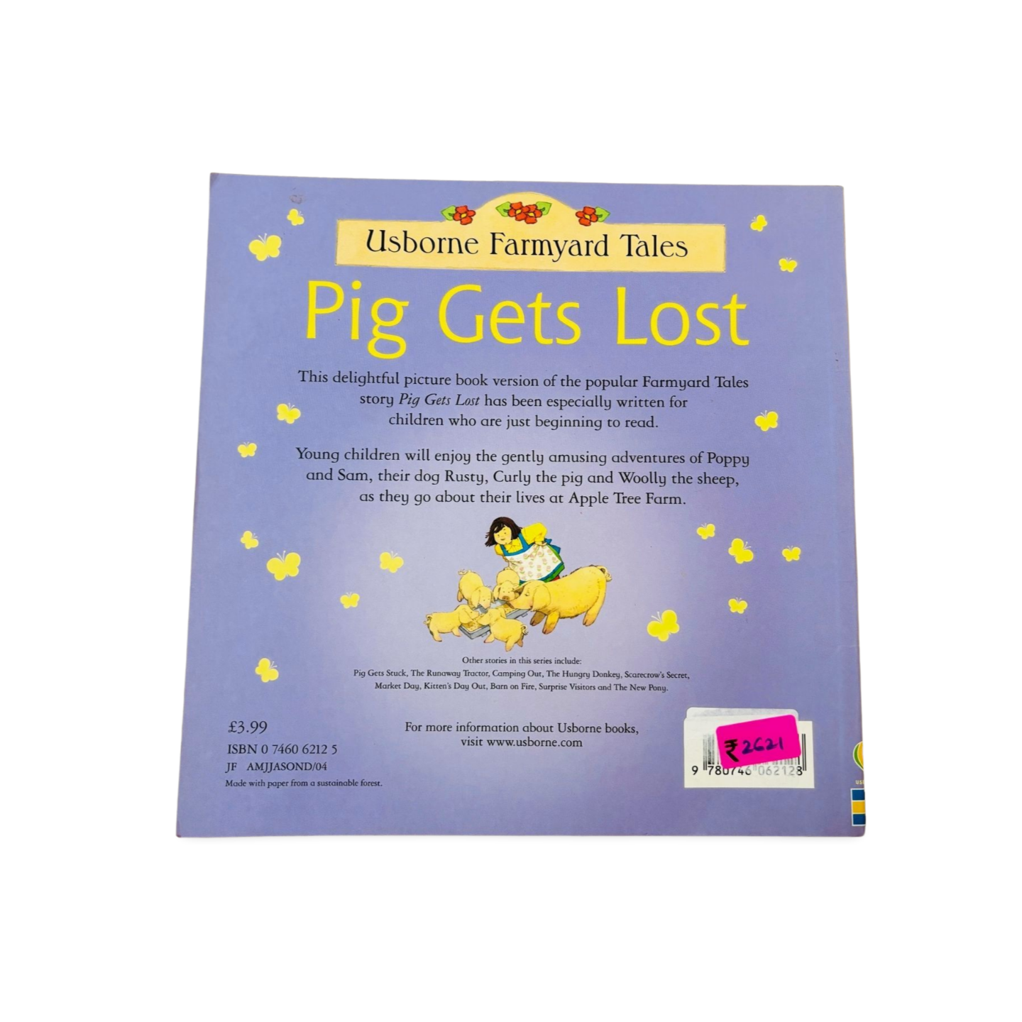 Usborne Farmyard Tales Pig Gets Lost
