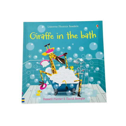Usborne phonics readers- Giraffe in the Bath