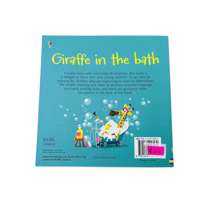 Usborne phonics readers- Giraffe in the Bath