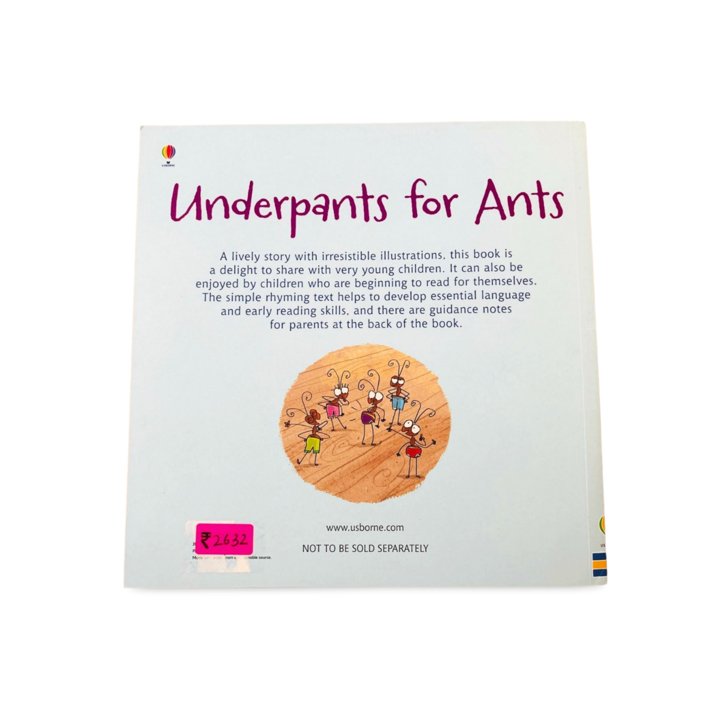 Usborne Phonics Underpants for Ants