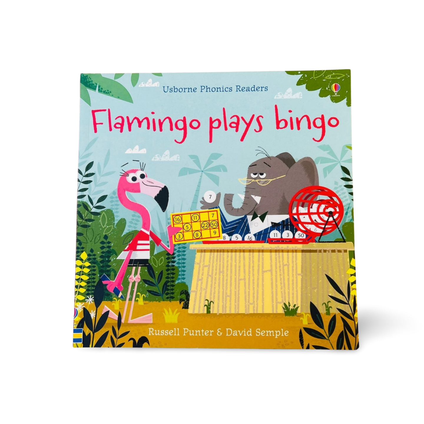 Usborne Phonics Flamingo Plays Bingo