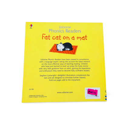 Usborne Phonics Readers Fat Cat on a Mat