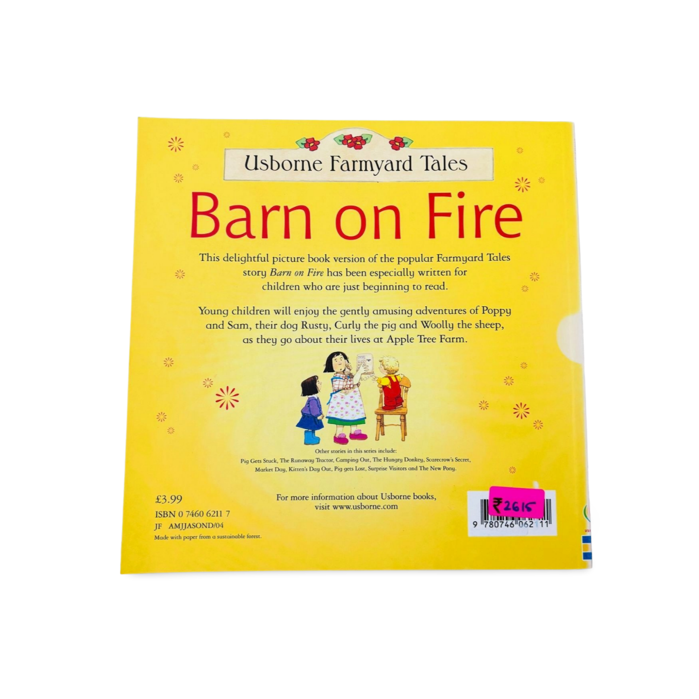 Usborne Farmyard Tales Barn on Fire