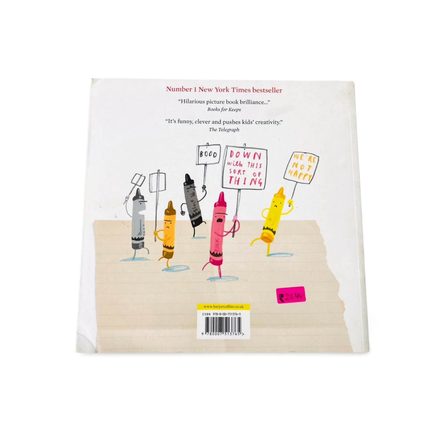 The Day the Crayons Quit by Oliver Jeffers