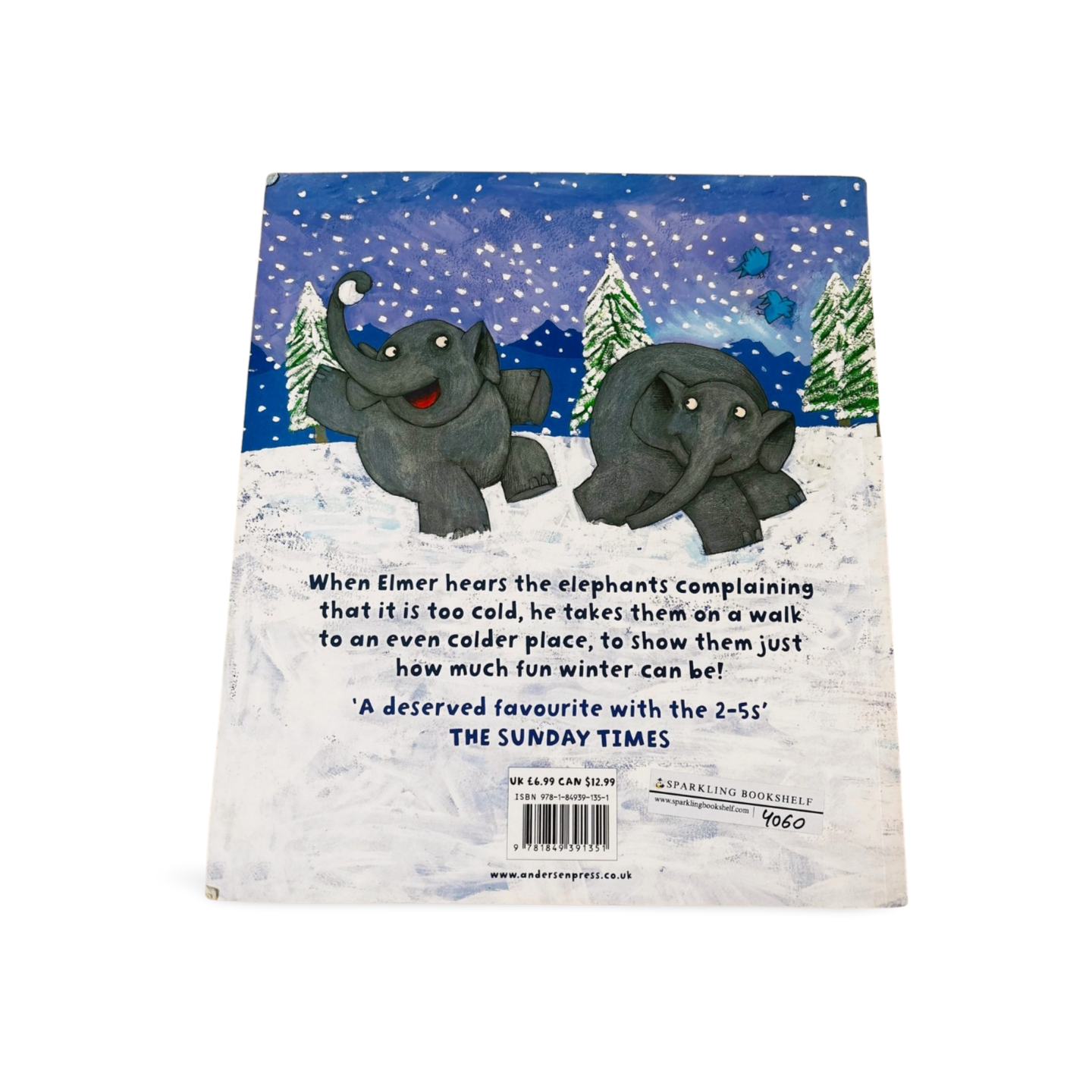 Elmer in the Snow by David Mckee
