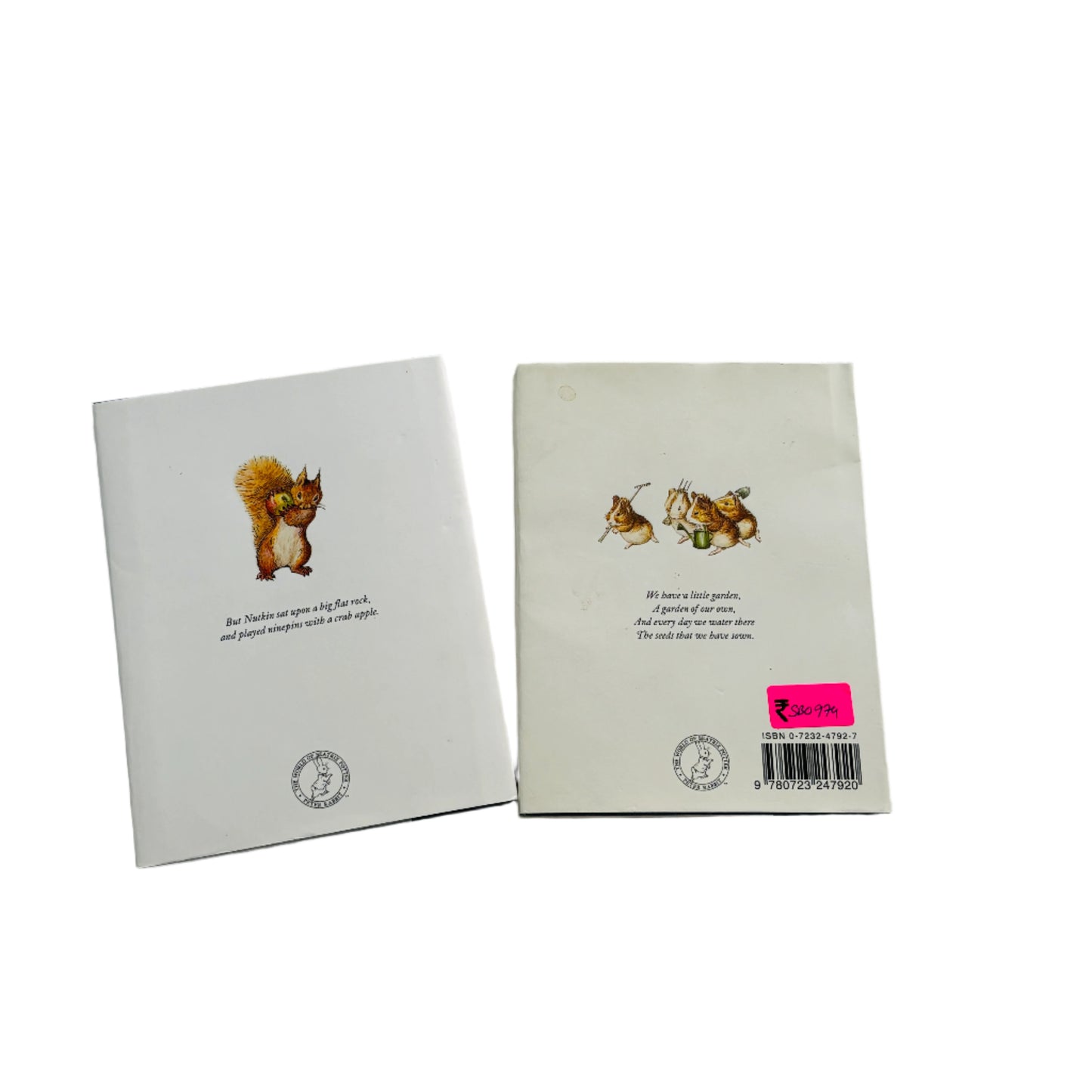 Beatrix Potter Pocket Size The Tale Combo Set of 3 Books