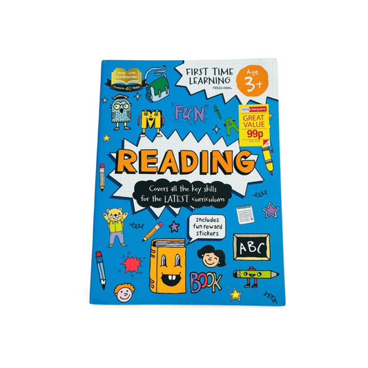Reading- First Time Learning Preschool( Age 3+) with reward stickers